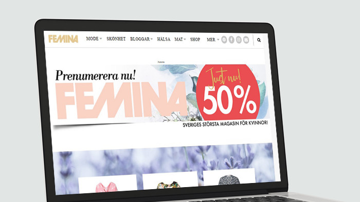Website Femina Schweden