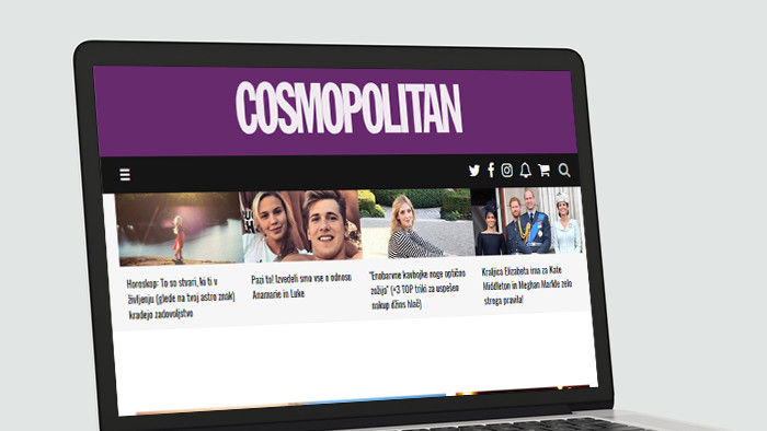 Website Cosmopolitan Slovenia